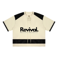 Unisex Raglan Sleeve Mesh Boxy T-Shirt