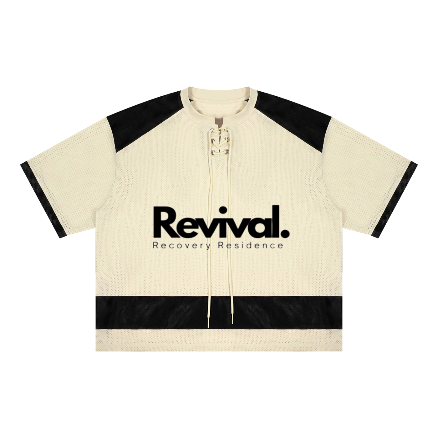 Unisex Raglan Sleeve Mesh Boxy T-Shirt