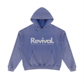Unisex Mineral Wash Distressed Hoodie