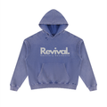 Unisex Mineral Wash Distressed Hoodie