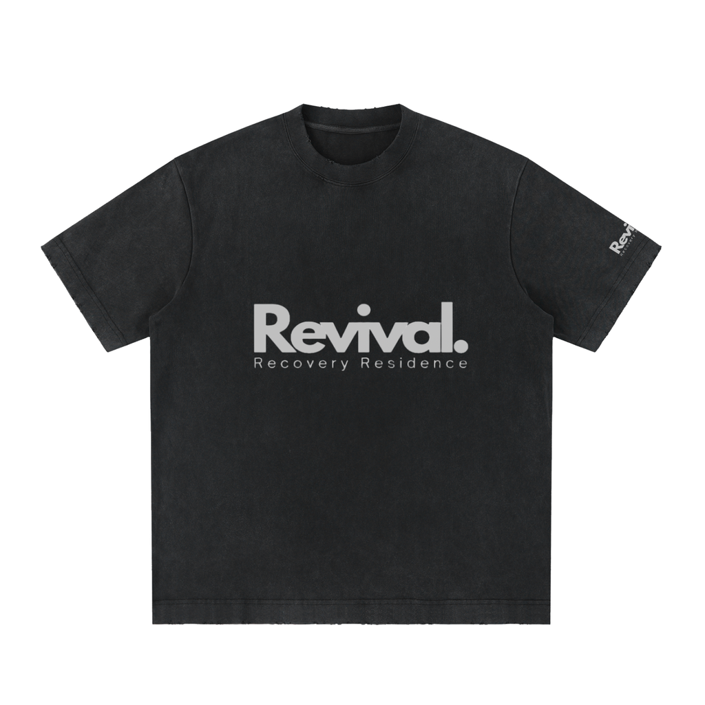 Heavyweight Vintage Washed Frayed T-Shirt