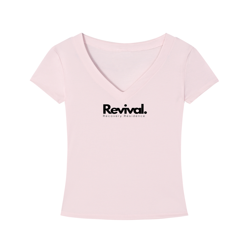 Tencel Slim Fit V-Neck T-Shirt