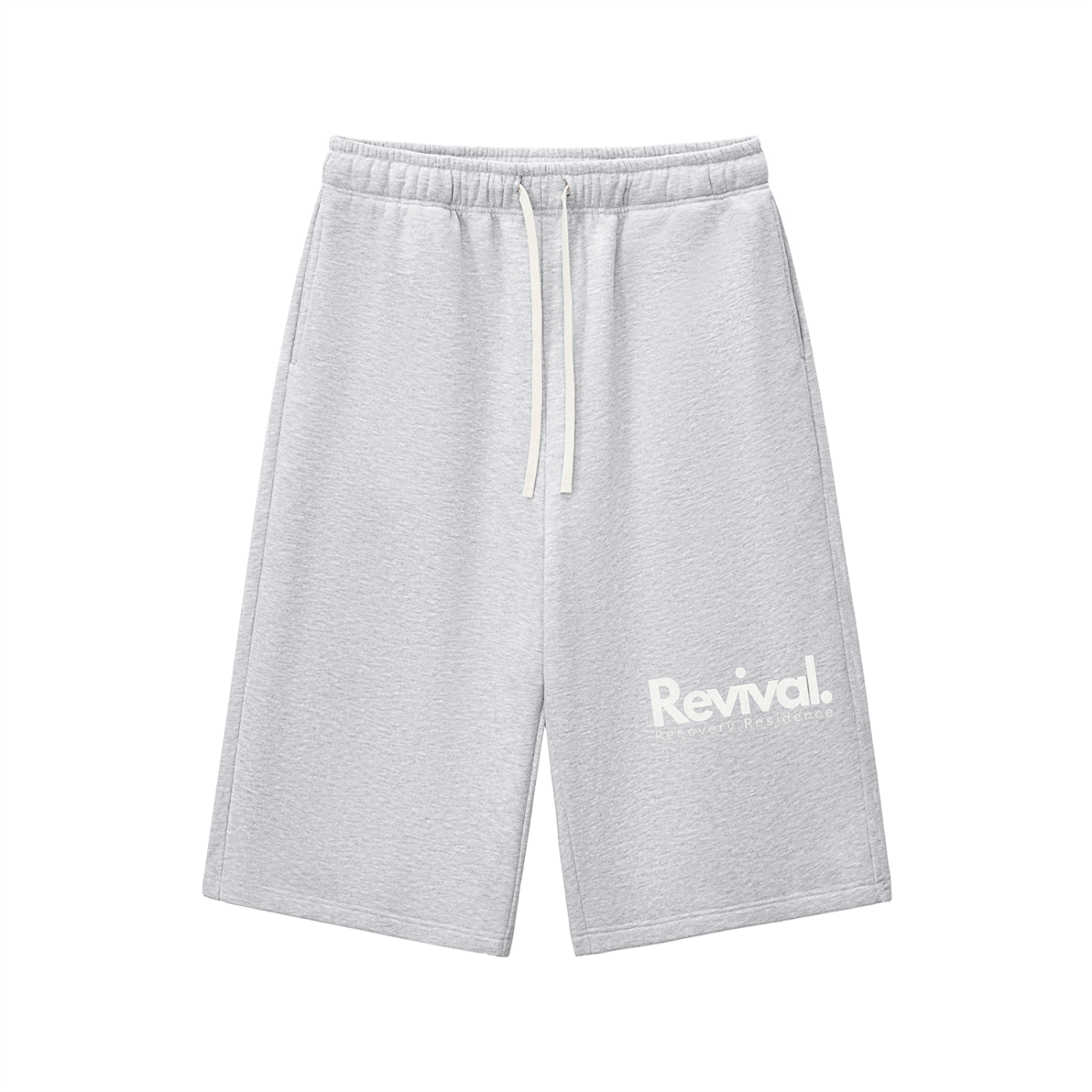 Relaxed Drawstring Three-quarter Sweatpants