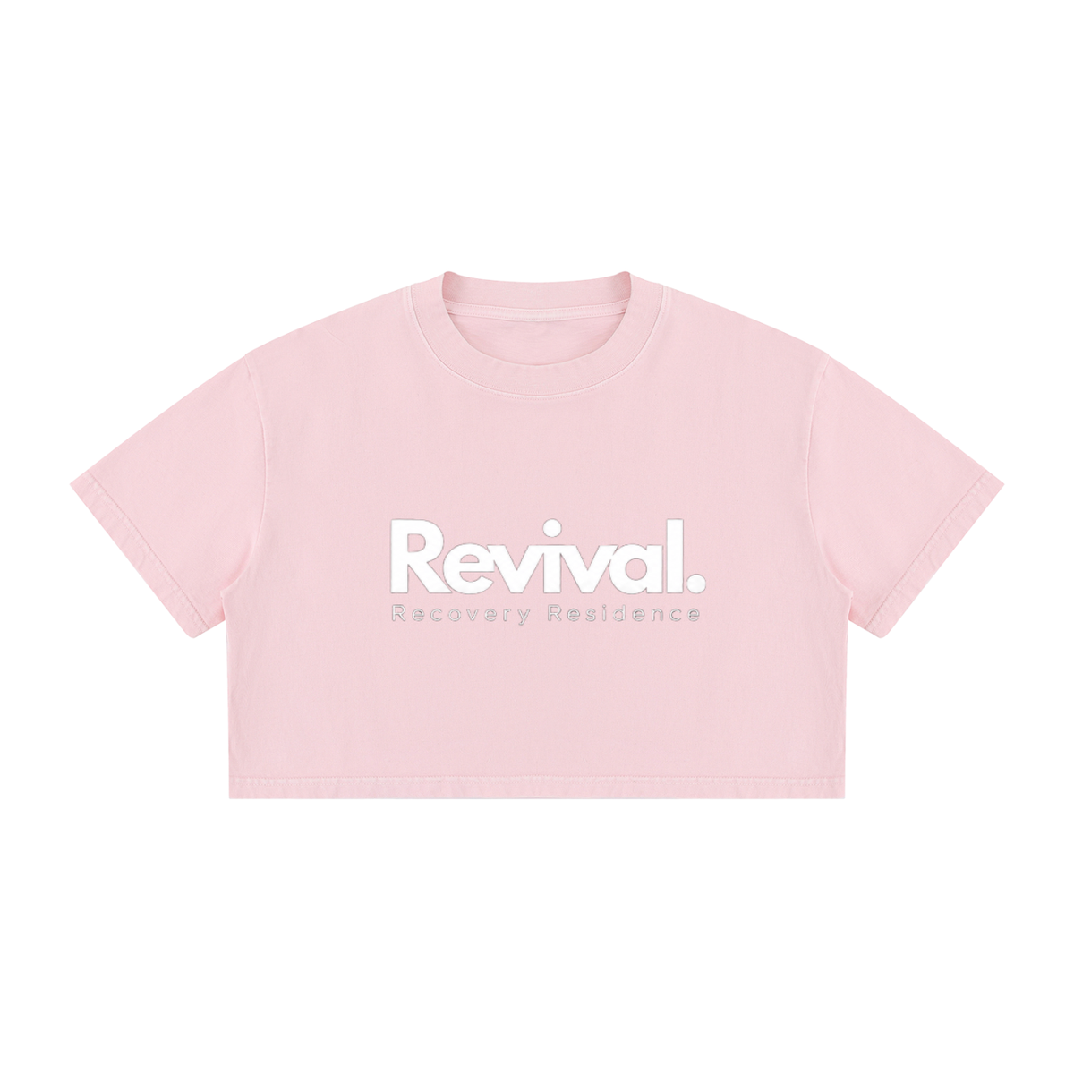 Women's Mineral Wash Cotton Crop T-Shirt