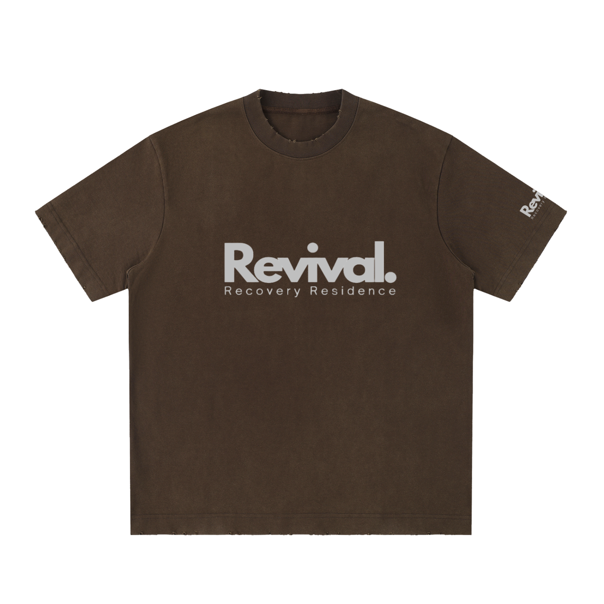 Heavyweight Vintage Washed Frayed T-Shirt