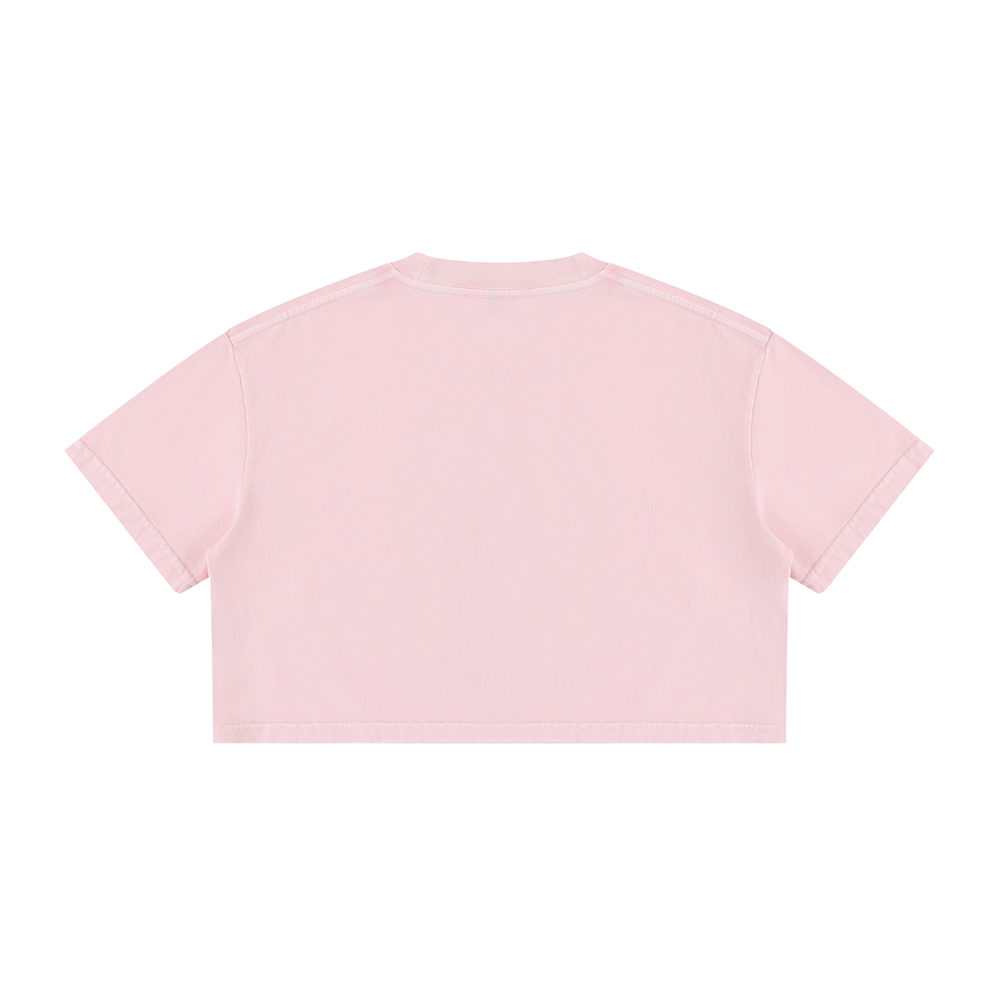 Women's Mineral Wash Cotton Crop T-Shirt