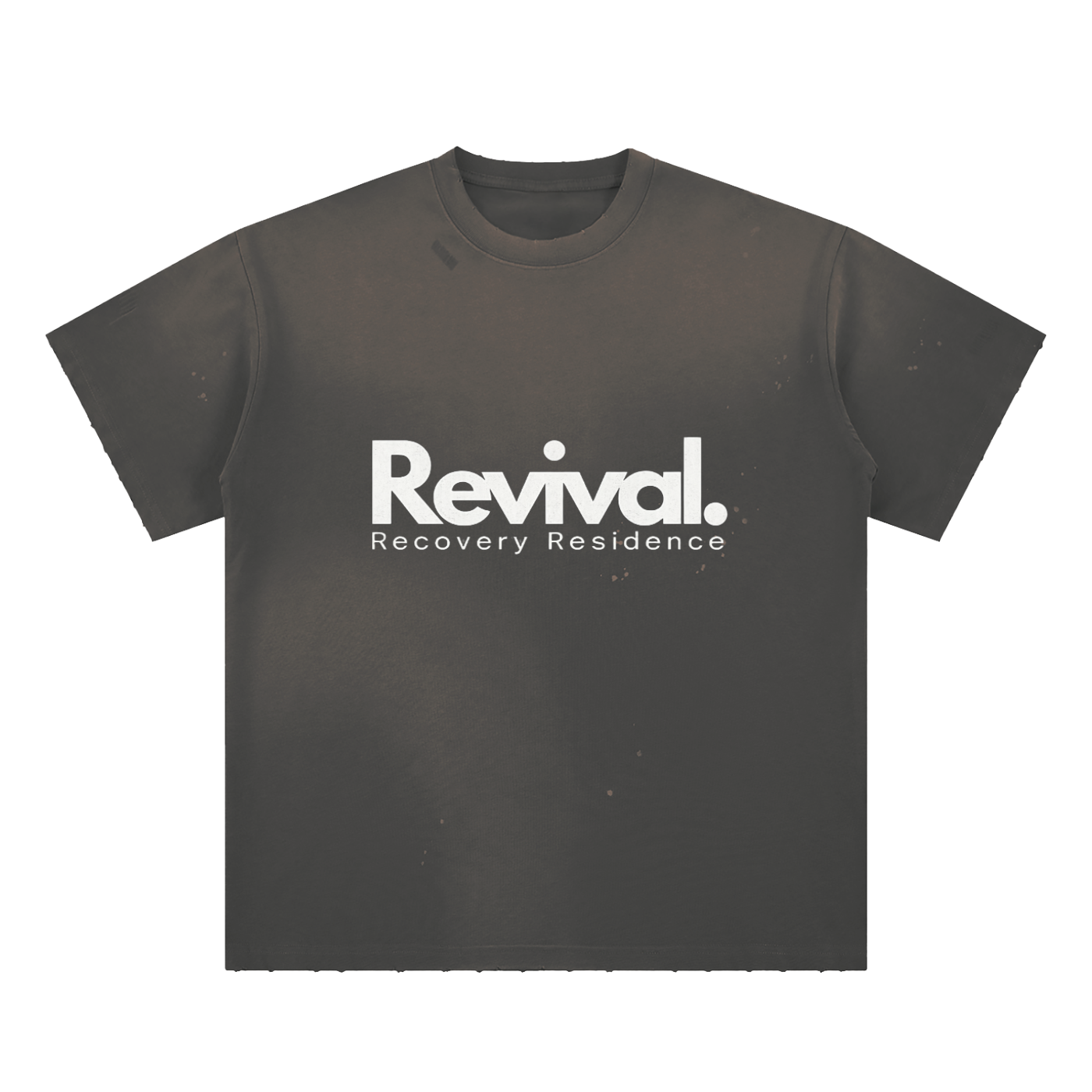 Hand-Frayed Sunfade Paint Splatter T-Shirt
