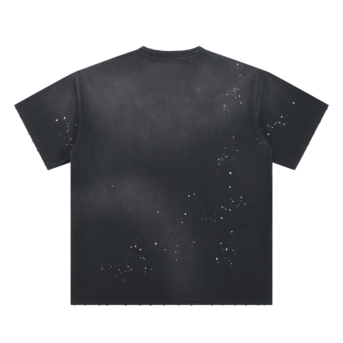 Paint Splatter Hand-Frayed Sunfade T-Shirt
