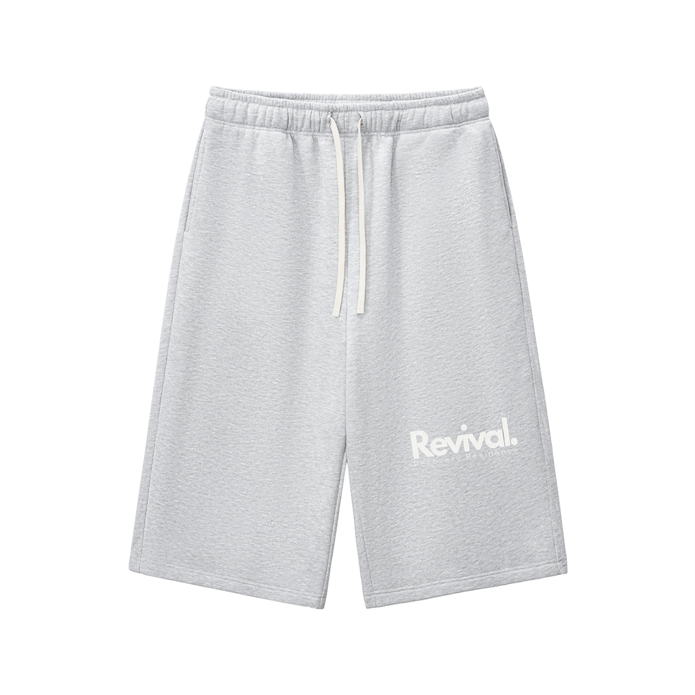 Relaxed Drawstring Three-quarter Sweatpants