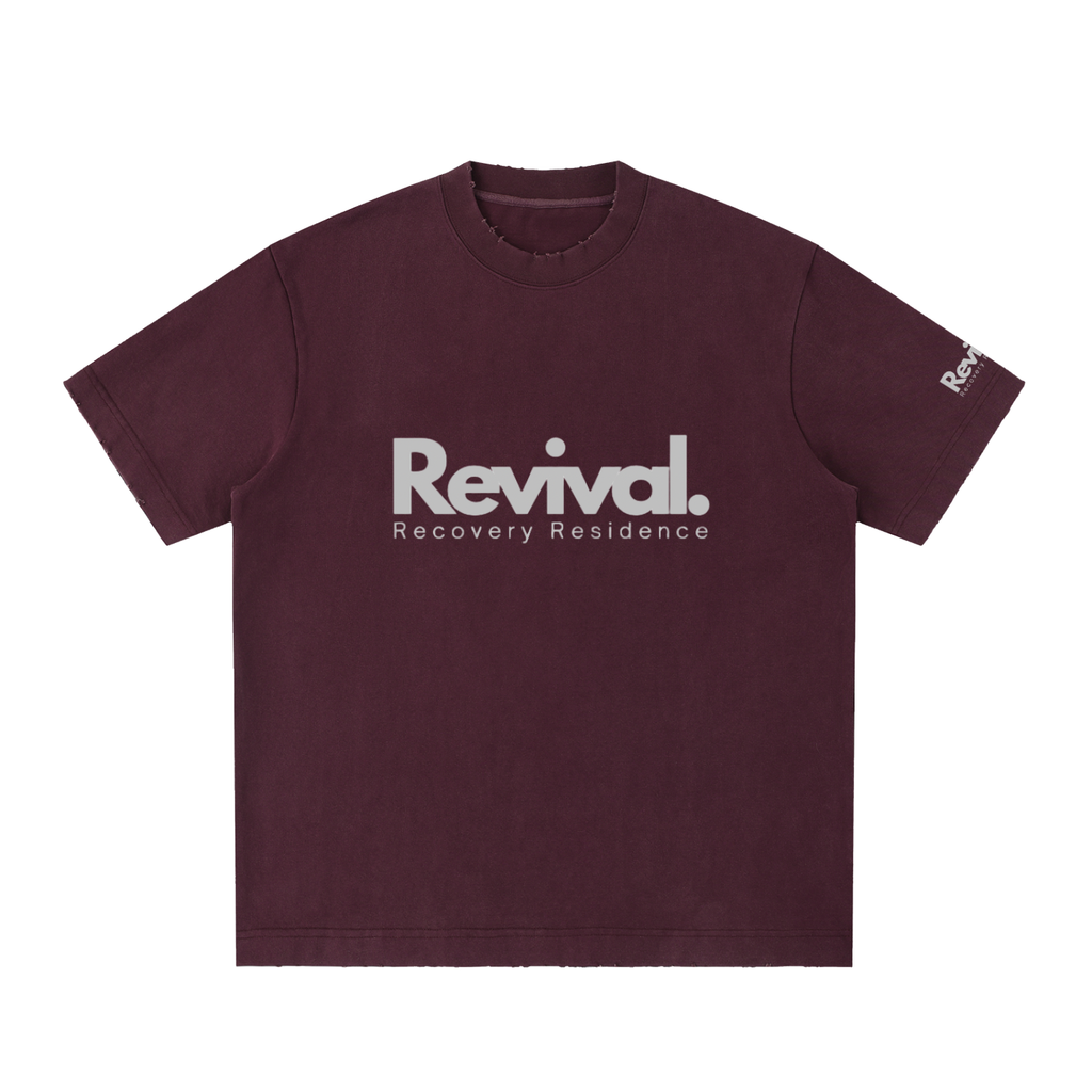 Heavyweight Vintage Washed Frayed T-Shirt