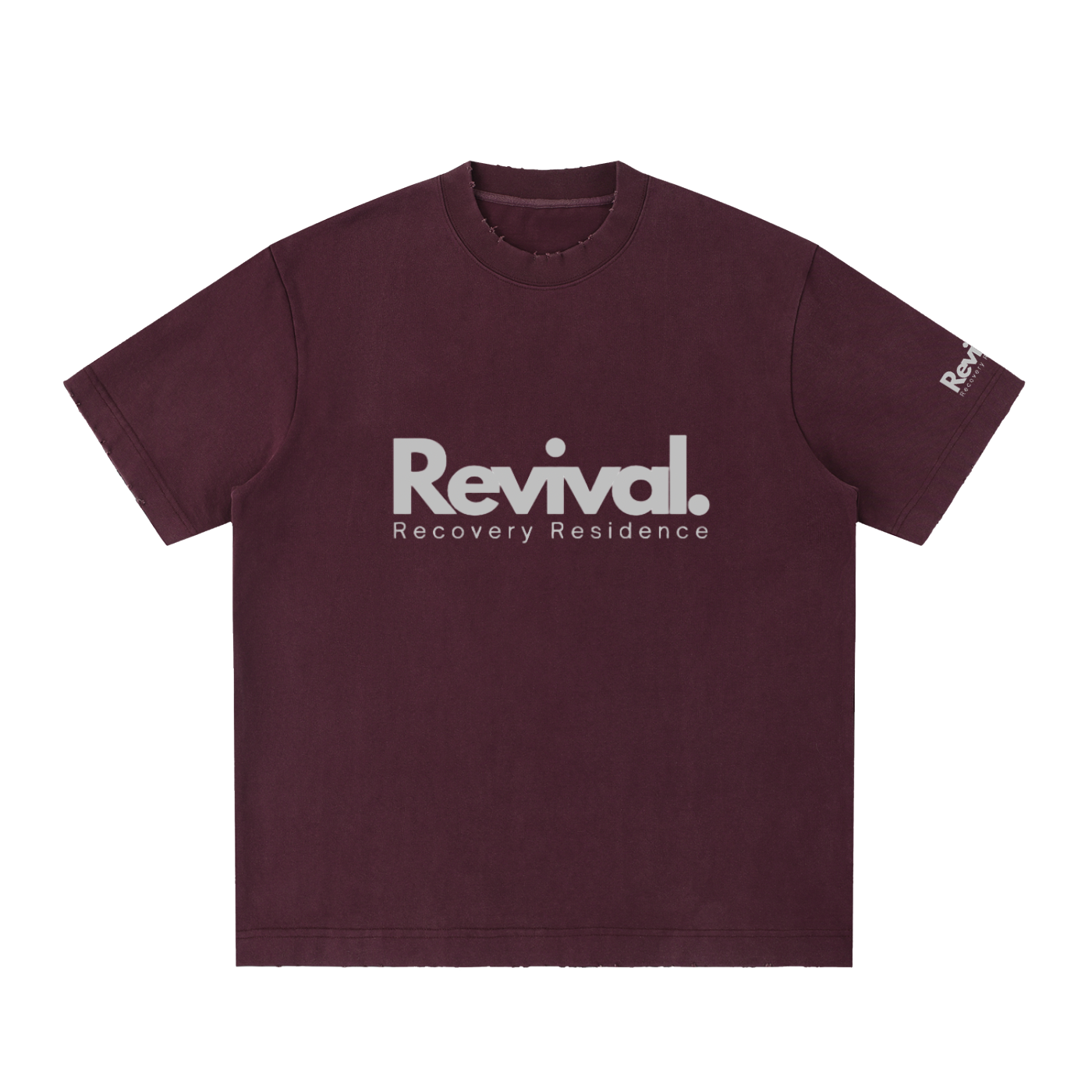 Heavyweight Vintage Washed Frayed T-Shirt