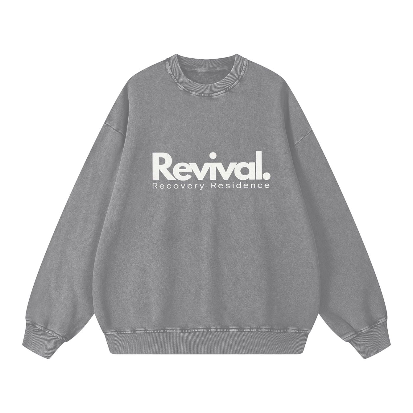 Snow Washed Oversized Sweatshirt