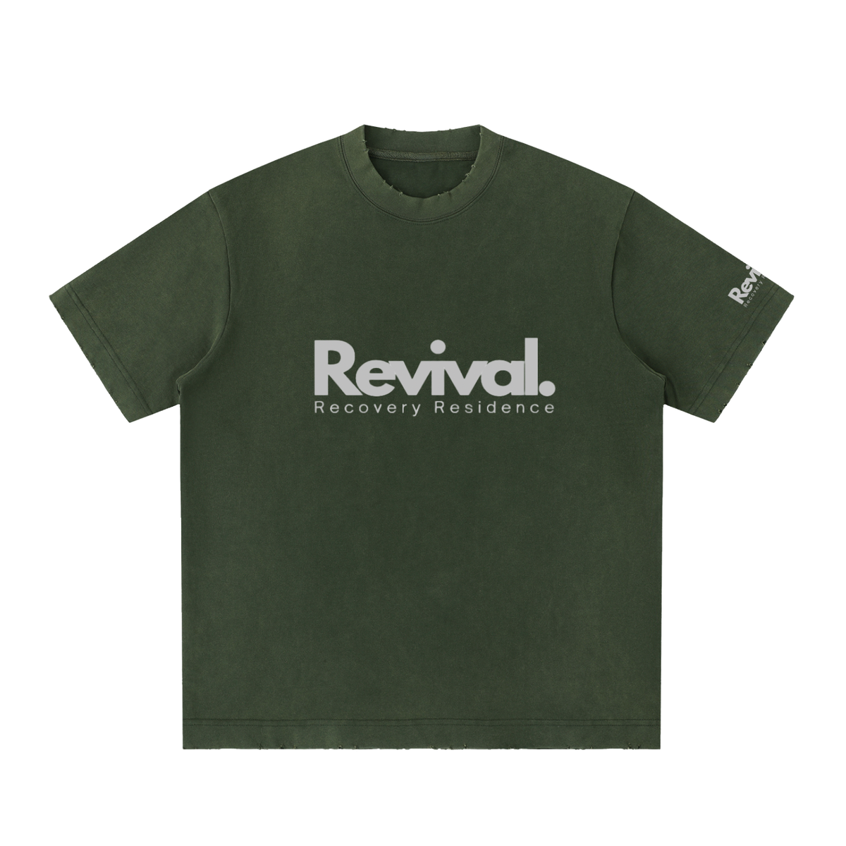Heavyweight Vintage Washed Frayed T-Shirt