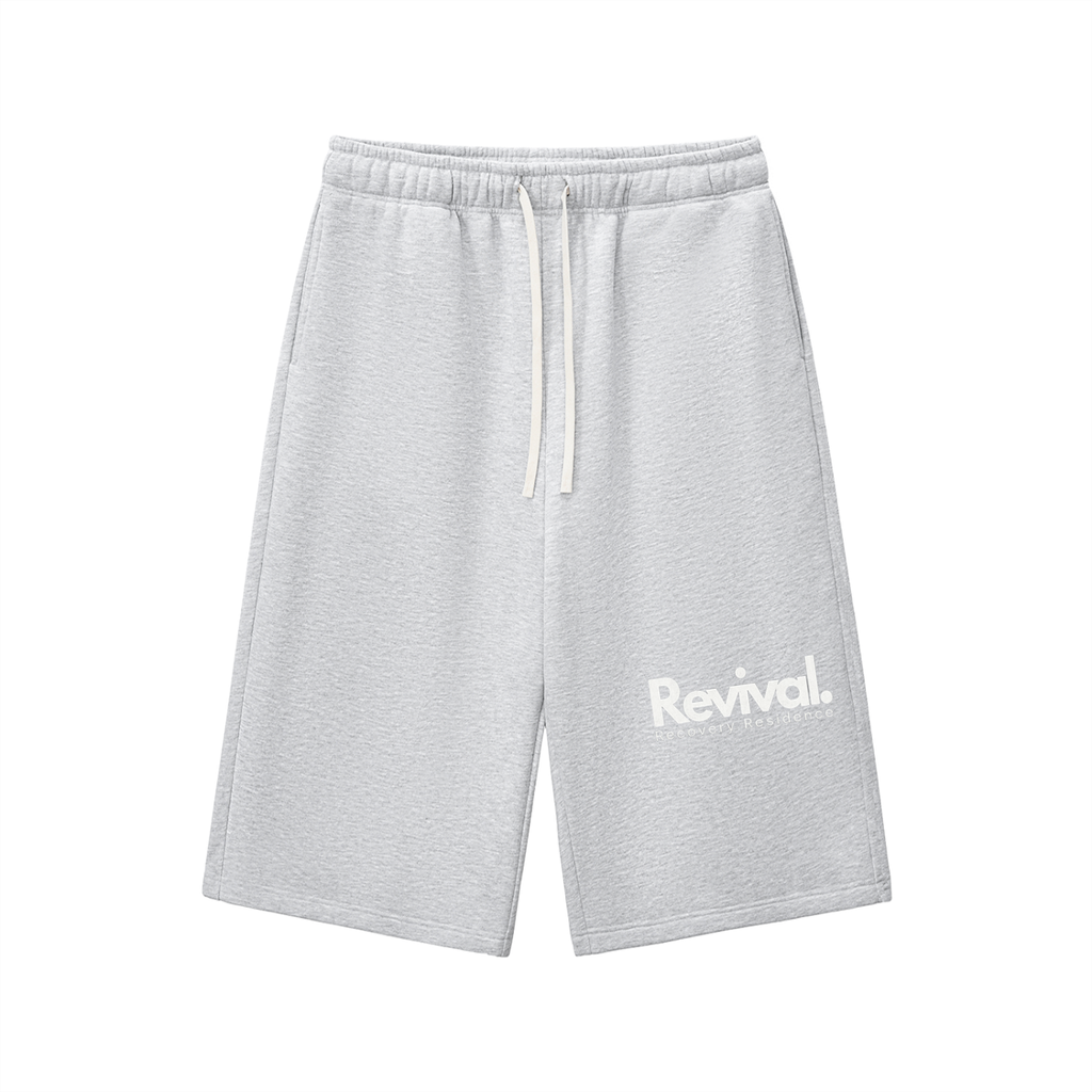 Relaxed Drawstring Three-quarter Sweatpants