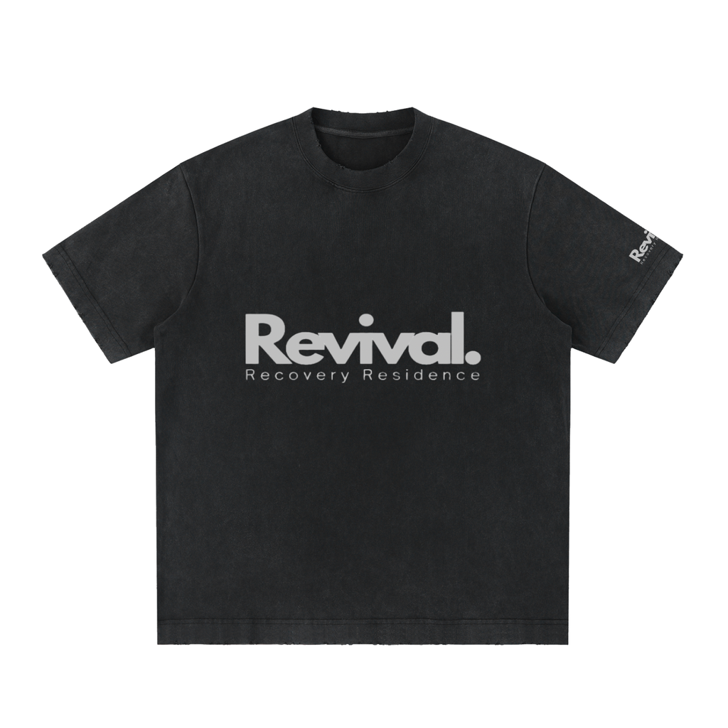 Heavyweight Vintage Washed Frayed T-Shirt