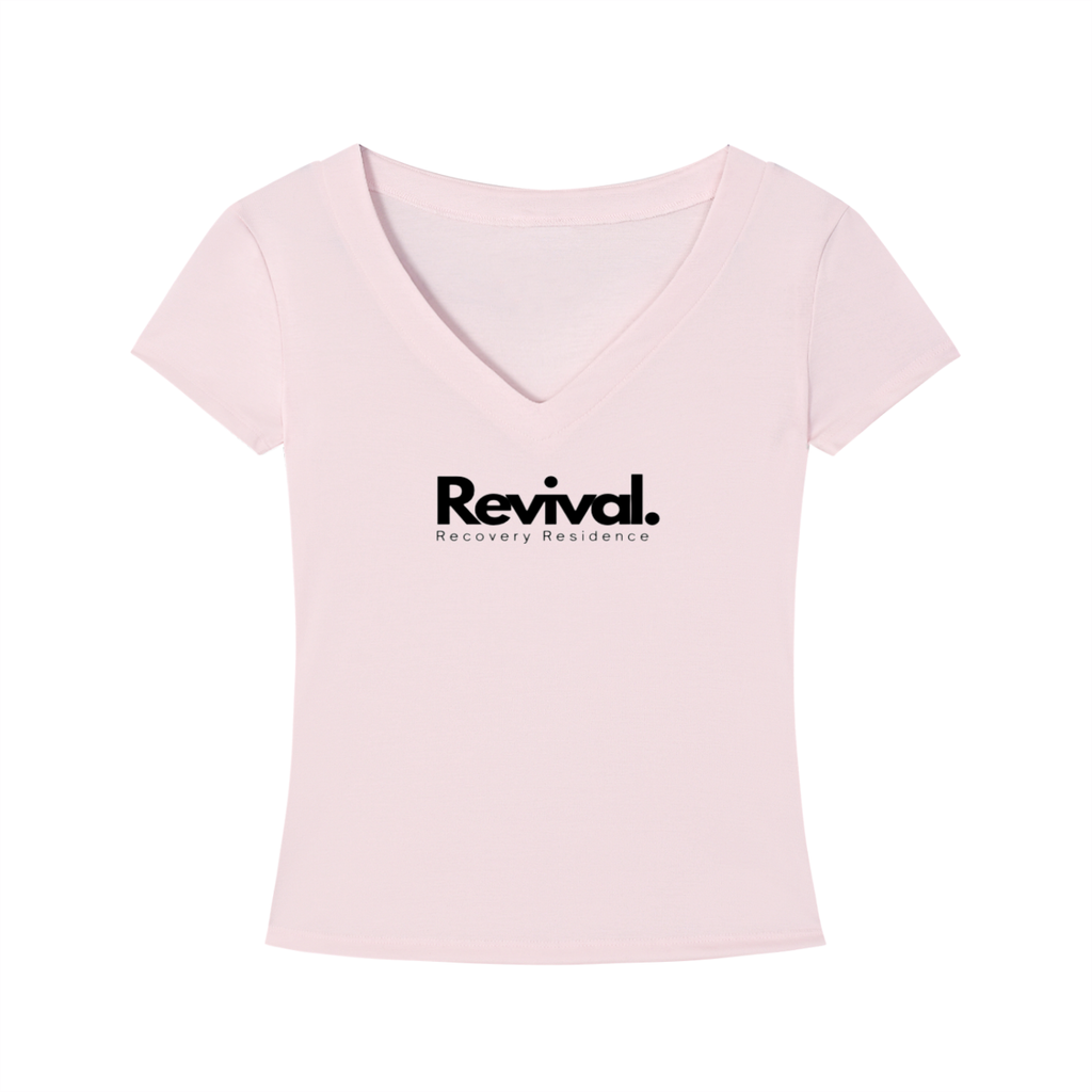Tencel Slim Fit V-Neck T-Shirt